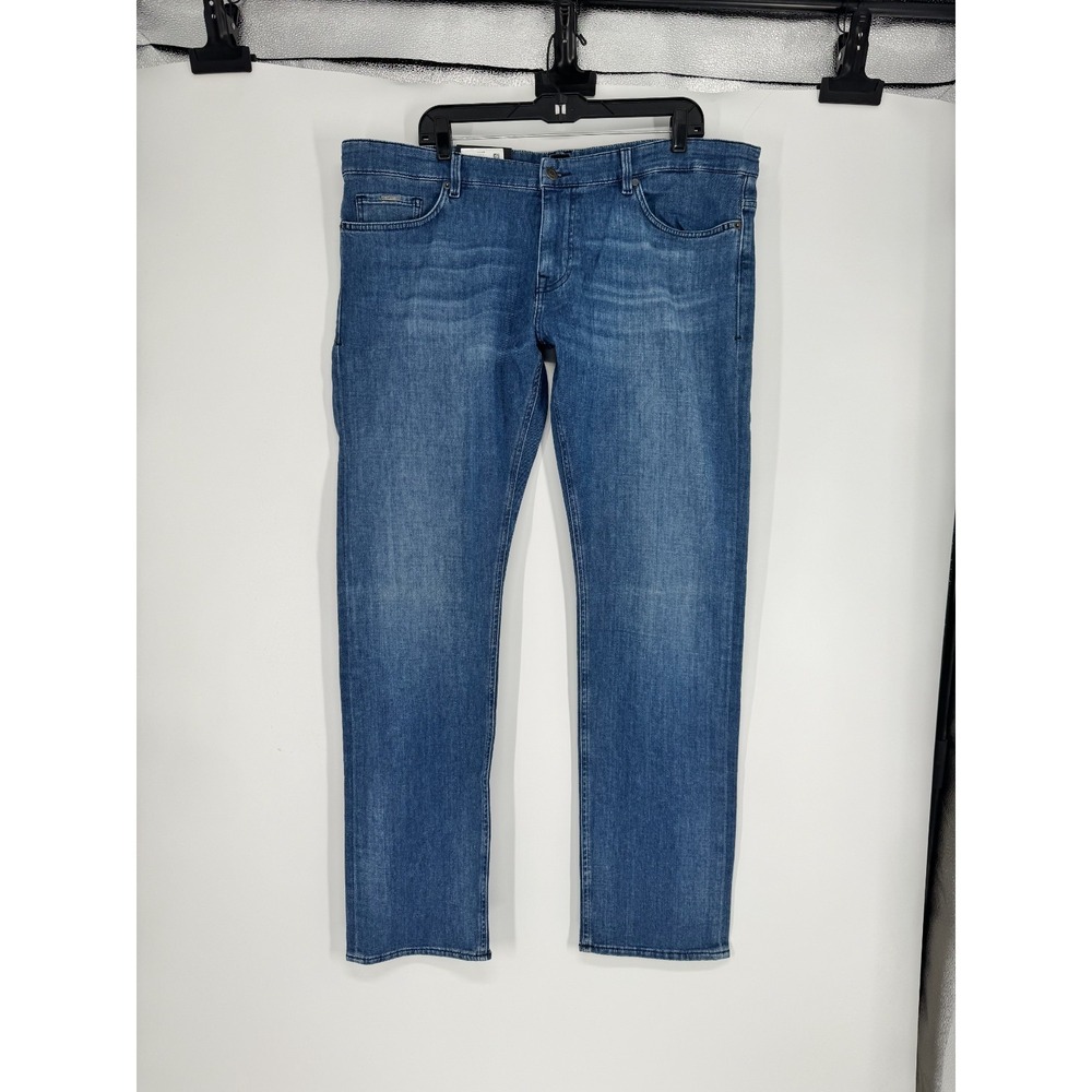 Hugo Boss Delaware 3-1 Jeans Mens 40x32 Medium Wash Slim Fit Italian Stretch